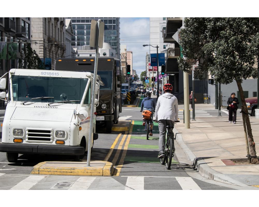 Contraflow Bike Lane